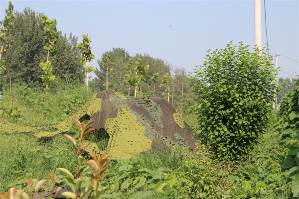 立體草狀“格拉斯”全波段軍事偽裝網特點